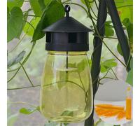 (black) 1 PCS Wasp Trap Fruit Fly Flies Insect Bug Hanging Honey-Trap Catcher Killer No-Poison Hanging Tree Pest Control Tool