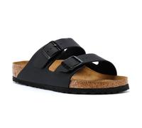 (Black, 10.5 (Adults')) Birkenstock Arizona Soft Footbed Black Sandals