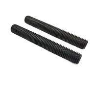Black 10.9 Steel Metric Threaded Rods, M12 M14 M16 M18 M20 Thread Stud Bolts for Industrial Machinery Construction Fastener Applications (M16 x 2.0 x 75mm - 5pcs)