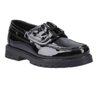 Hush Puppies Lucy Patent Leather Junior Black Shoes UK 10