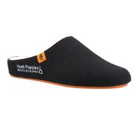 (Black, 10 (Adults')) Hush Puppies The Good 90% Recycled RPET Polyester Men's Black Slippers