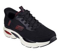 (Black, 10 (Adults')) Skechers Skech-Air Ventura Vanderway Textile Men's Black/Red Trainers