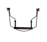 Black 10 Holes Harmonica Neck Holder Metal Frame for Mouth Organ | Stainless Steel Build Prevents Sliding out Practice and Performance Adjustable Fit , Lightweight Comfort