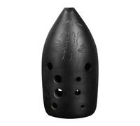 Black 10 Holes Xun Double Cavity Pottery Ocarina F G Note Professional Advanced Xun Chinese Musical Instrument (Color : 10 Holes F Note)