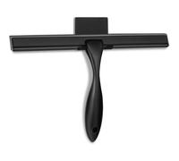 (Black, 10-Inch) HIWARE All-Purpose Shower Squeegee for Shower Doors, Bathroom, Window and Car Glass - Stainless Steel, 10 Inches