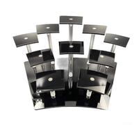 Black 10-Level Dessert Tower for Weddings(Black)