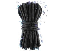 Black 10 Meter Rope Comfortable Yoga Band For Hand And Leg Strength Training, Yoga Soft Leather Enhancement - Training Band, Couple Gift - H29