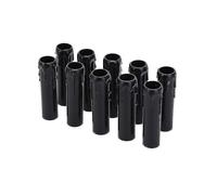 (black) 10 Pcs Vintage Candle Drips Plastic Covers 30 * 100mm Tubes Chandelier Socket Covers Chandelier Wall Light Pendant Decorationfor Most Thermoplastic La