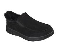 Skechers Murette Slip- Ins Moc Toe Slipper- Black, Black, Size 10, Men Black