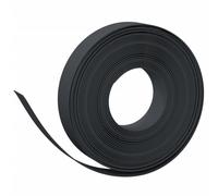 (black, 10 x 0.1 m) vidaXL Garden Edging Patio Lawn Edging Garden Border Rolls 5 pcs Polyethylene