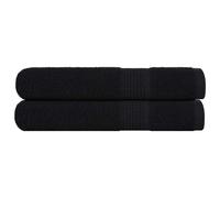 vidaXL Towels FROGN 2 pcs Black 100x200 cm 360 gsm
