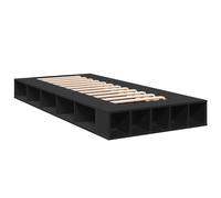 (black, 100 x 200 cm) vidaXL Bed Frame Home Bed Base Brown Oak 180x200 cm Super King Engineered Wood