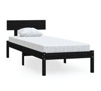 (black, 100 x 200 cm) vidaXL Solid Wood Pine Bed Frame Wooden Platform Bedstead Multi Colours/Sizes