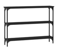 vidaXL Console Table Smoked Oak 100x22.5x75 cm Engineered Wood