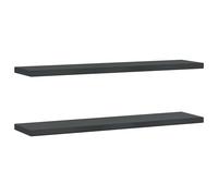 Wall Shelves Floating Shelf Wall Storage Shelf 2 pcs Stainless Steel vidaXL