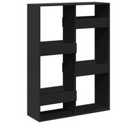 vidaXL Room Divider Black 100X33X135 Cm Engineered Wood, Black