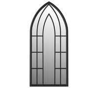 (black, 100 x 45 cm) vidaXL Mirror Sand Iron for Indoor Use Wall Mirror Black/Sand 100x45/70x30 cm