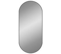 (black, 100 x 45 cm) vidaXL Wall Mirror Oval Hall Vanity Toilet Hanging Mirror Multi Colours/Sizes