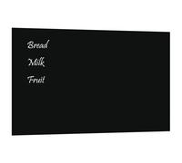 (black, 100 x 60 cm) vidaXL Wall Mounted Magnetic Board Tempered Glass Dry Erase Writing Board