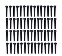 Black 100pcs Pins Acoustic Plastic for Bridge Guitar Set | Portable Extractor Tool, Easy Puller Design, Acoustic Use, Compact Accessory for String Peg Removal