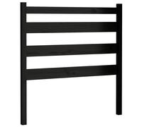 (black, 106 x 4 x 100 cm) vidaXL Bed Headboard Bedroom Bed Header Decorative Headboard Solid Wood Pine