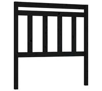 (black, 106 x 4 x 100 cm) vidaXL Bed Headboard Home Bedroom Decorative Bed Header Panel Solid Wood Pine