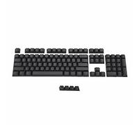 Black 108 Key Cherry Profile PBT Double Shot Side-lit Shine Through Translucent Backlit keycaps for MX Mechanical Keyboard Filco (Only Keycap)