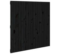 (black, 108 x 3 x 110 cm) vidaXL Solid Wood Pine Wall Headboard Bed Header Multi Colours Multi Sizes