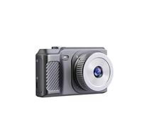 (Black) 1080P Digital Camera Retro Style with Carry-On Feature