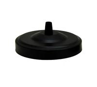 LEDSone Single Point Black Ceiling Light Fitting Plate for Vintage Pendent Lights, 108mm Metal Antique Side Fitting Ceiling Rose with Accessories for Hanging Ceiling and Wall Lamp.