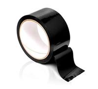Black 10m Self Adhesive Bondage Tape, Couples Restraint Sex Tape, Black Fetish Body Safe Tape