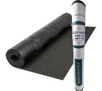Standard Grade Shed Roof Felt Black Mineral 32.8 x 3.2ft (10m x 1m) - Durable, Long-Lasting Heavy-Duty Roofing Felt, Weatherproof Roof Covering for Summerhouses, Sheds, Kennels