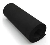 Black 10mm EVA Foam Sheets, MEARCOOH 39''x13.9'' Premium Cosplay Foam Sheets for Crafts, 1PCS High Density 86kg/m3 for Cosplay Costume, Crafts, DIY Projects (Black 10mm)