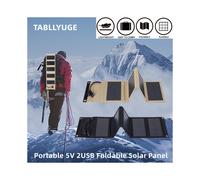 (Black 10W) Portable Solar panel 5V 7W/10W USB Foldable Waterproof For cell phone power bank Battery Charger outdoor camping tourism