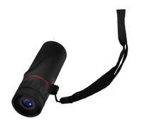 Black 10x25 Rubber Monocular Telescope for Travelling
