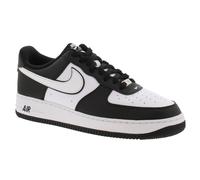 (Black, 11.5 (Adults')) Nike Mens Trainers Air Force 1 07 Leather Lace Up black UK Size