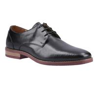 Hush Puppies Mike Leather Men's Black Lace-Up Shoes UK 11