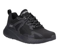 (Black, 11 (Adults')) Skechers Bobs Squad Chaos Elevated Drift Polyurethane Men's Black Trainers