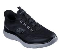 (Black, 11 (Adults')) Skechers Summits Top Rate Textile Men's Black/Charcoal Trainers