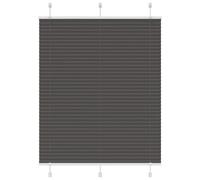 (black, 110 x 100 cm) vidaXL Pleated Blind Petrol Fabric Polyester