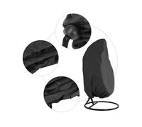 (Black, 115*190CM) Hanging Swing Egg Chair Cover Waterproof Dustproof Cover