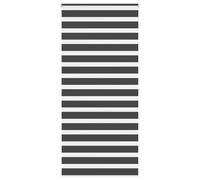 Black Zebra Window Roller Blinds Day And Night Vision Dual Layer Multiple Sizes