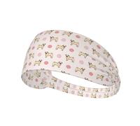 Black 11cm Wide Headbands for Women - Cute French Bulldog No.1093 Head Bands for Women's Hair, Hair Bands for Women's Hair