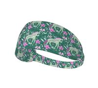Black 11cm Wide Headbands for Women - Cute Horse No.20142 Head Bands for Women's Hair, Hair Bands for Women's Hair