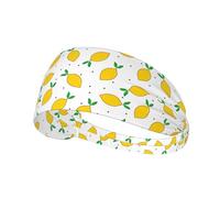 Black 11cm Wide Headbands for Women - Cute Lemon No.1060 Head Bands for Women's Hair, Hair Bands for Women's Hair