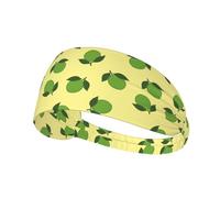 Black 11cm Wide Headbands for Women - Cute Limes No.1041 Head Bands for Women's Hair, Hair Bands for Women's Hair