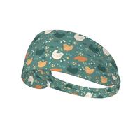 Black 11cm Wide Headbands for Women - Funny Chicken No.20043 Head Bands for Women's Hair, Hair Bands for Women's Hair