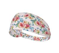 Black 11cm Wide Headbands for Women - Rose Flowers No.1038 Head Bands for Women's Hair, Hair Bands for Women's Hair