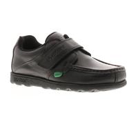 Kickers 114862 FRAGMA STRAP Boys School Shoes Black - UK 12.5 / EUR 31