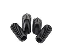 Black 12.9 Grade Steel Hex Hexagon Socket Tapered End Grub Headless Bolt M2 M2.5 M3 M4 M5 M6 M8 M10 M12 M16 Cone Point Set Screw(60mm,1pc M14)